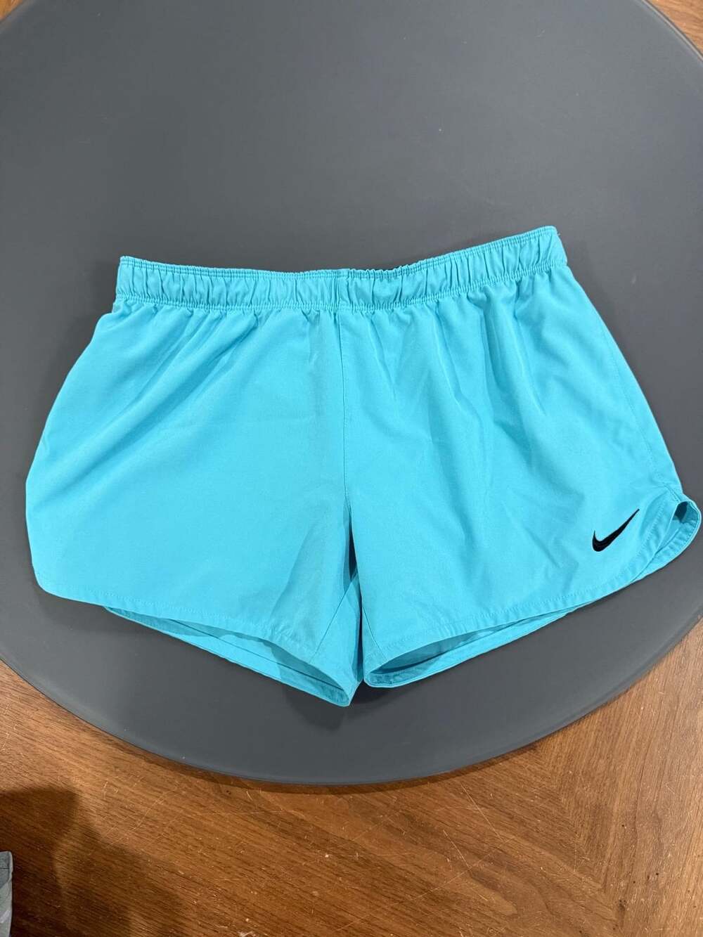 Nike Dri-FIT Shorts Size M Blue Athletic Running Lined